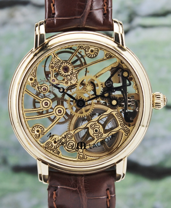 (image for) MAURICE LACROIX MASTERPIECE SKELETON MANUAL WINDING WATCH / MP7048